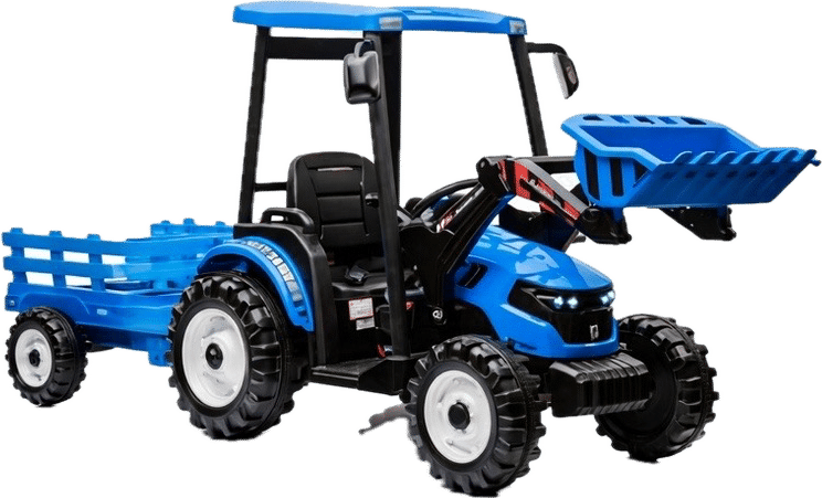 Tracteur electrique enfant 24V avec pelle et remorque