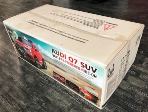Carton-Voiture-électrique-enfant-Audi-Q7