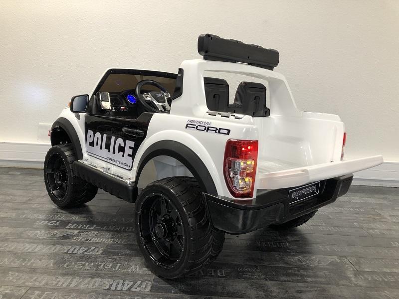 Voiture électrique enfant Ford Ranger Raptor police, 12 volts, 2 mo