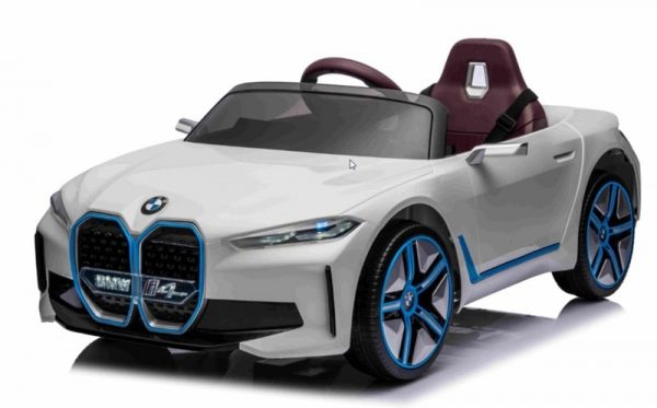 Voiture électrique bébé BMW i4 blanc