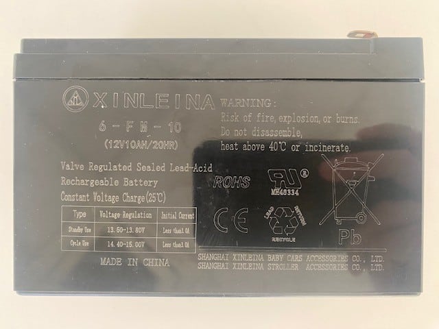 Batterie 12V 10Ah Batterie 12V 10Ah