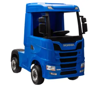 Camion electrique enfant Scania 12V bleu
