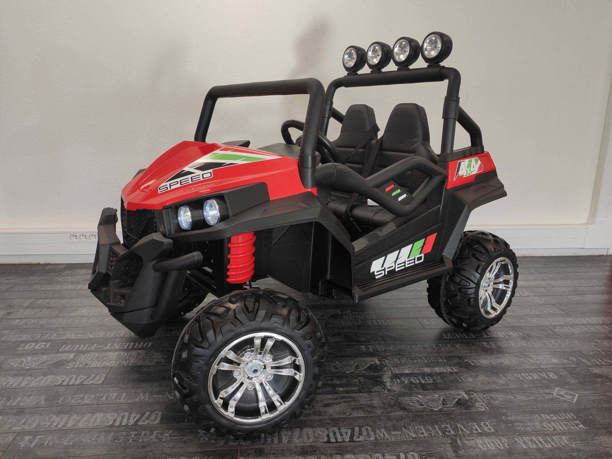 Buggy électrique enfant Grand 4x4 2 places 2x12V