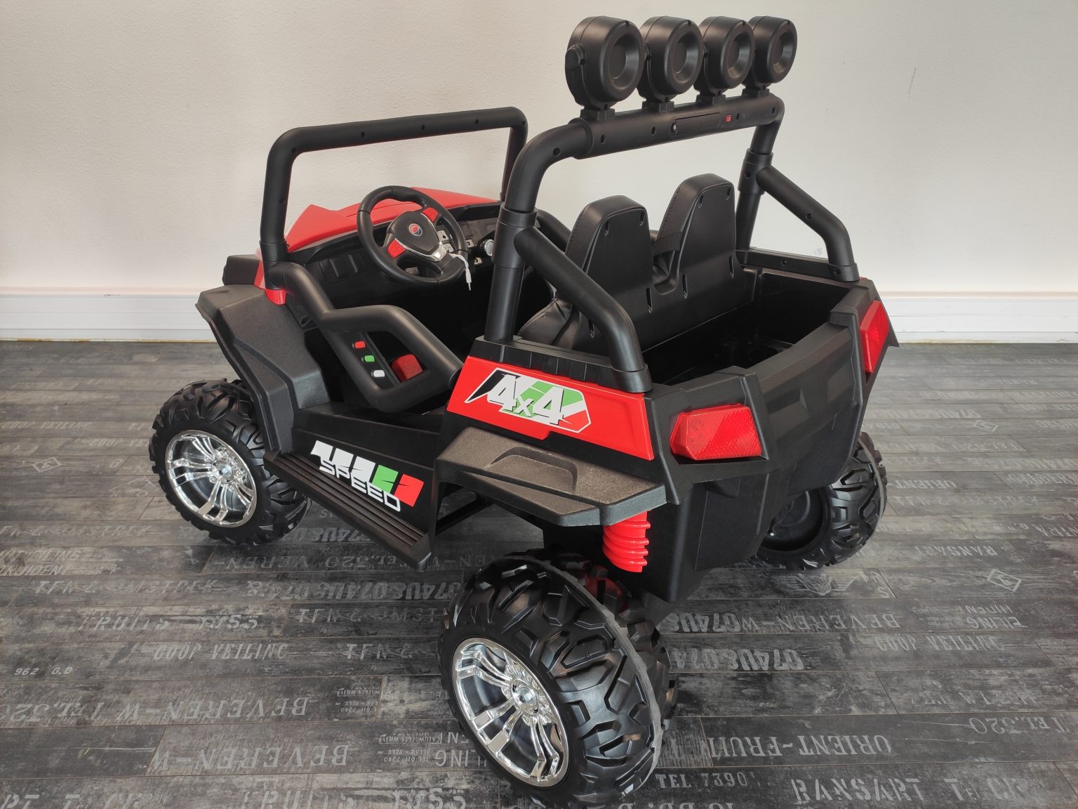 Buggy électrique enfant Grand 4x4 2 places 2x12V