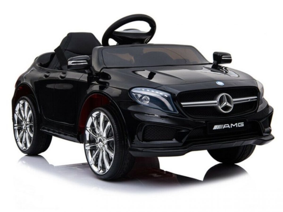 Mercedes GLA45 AMG Enfant - Voiture électrique 12V - Noir - Télécommande - Simron
