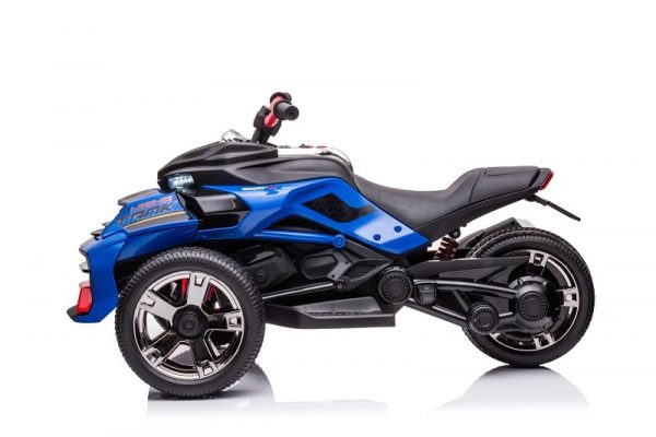 Moto enfant 24V bleu TRI REX II
