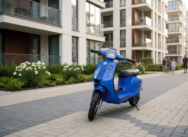Scooter electrique enfant 24V 350W bleu