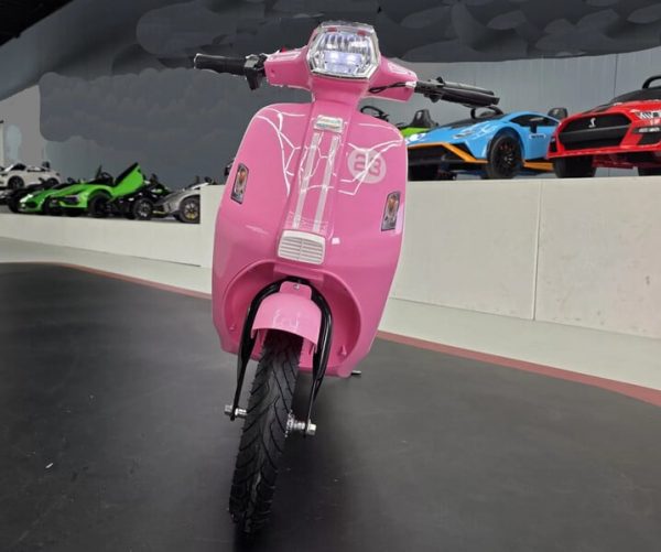 Scooter 24V rose pour enfant
