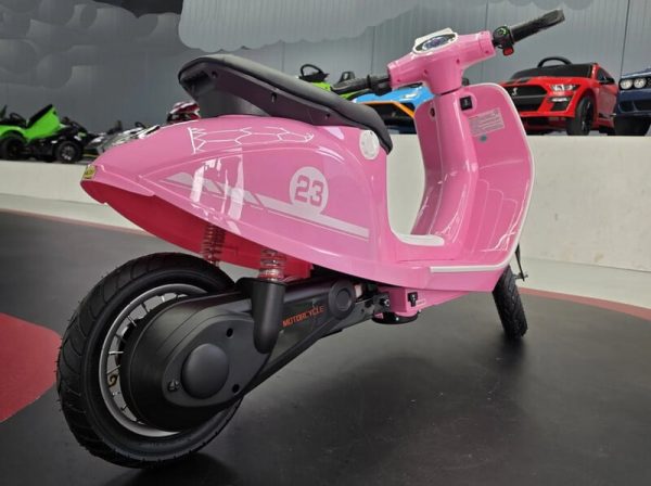 Scooter enfant rose moteur 24V