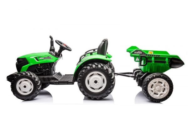 Tracteur 24V pour enfant avec remorque basculante electriquement