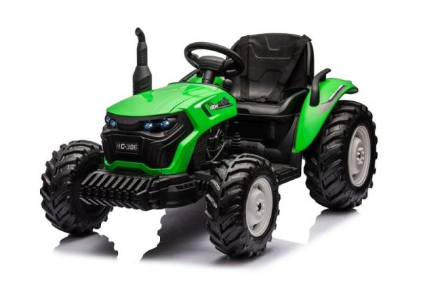 Tracteur enfant electrique 24V Vert