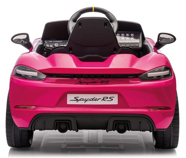 Voiture Porsche pour enfant 718 RS rose