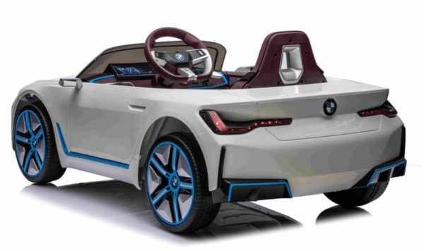 Voiture bébé BMW i4 blanc