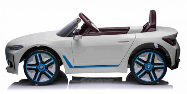 Voiture enfant 12V BMW i4 blanc