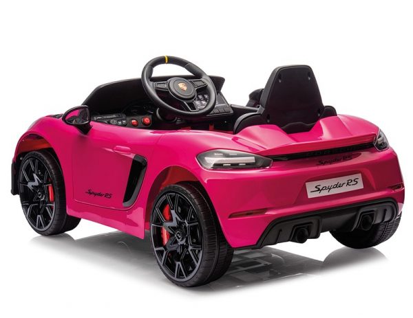 Voiture enfant Porsche 718 Spyder RS rose