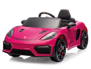 Voiture pour bébé rose Porsche 718 Spyder RS