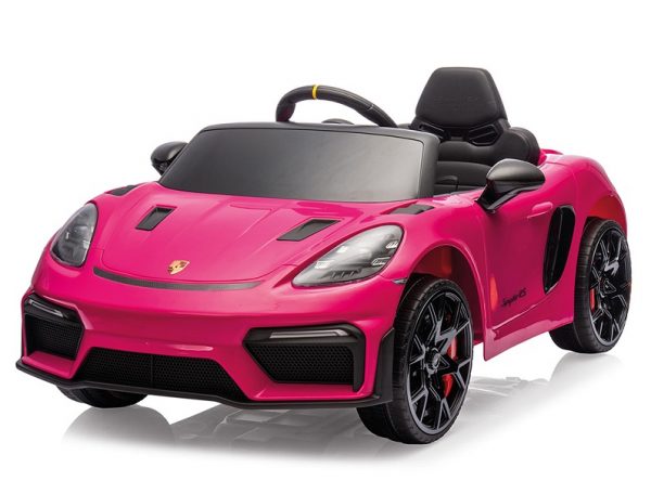 Voiture pour bébé rose Porsche 718 Spyder RS