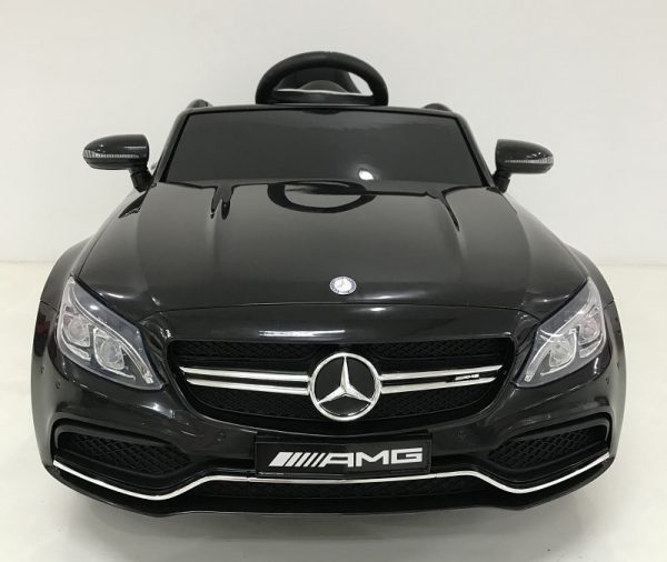 Voiture pour enfant 12V Mercedes C63S noir métal