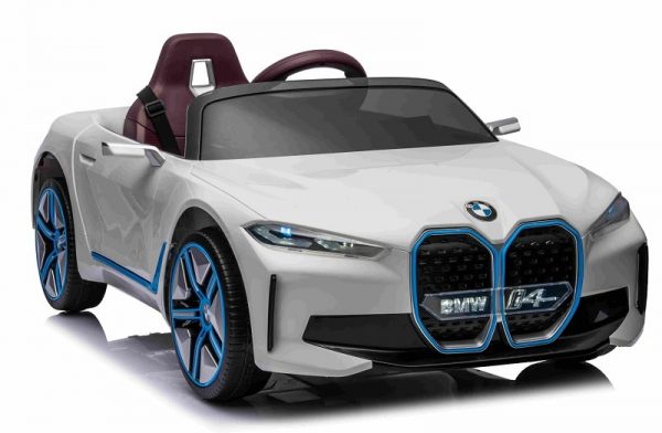 Voiture électrique bébé BMW i4 blanc