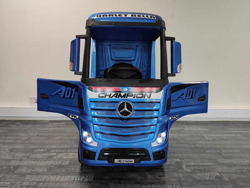 Mercedes AXOR Bleu, camion électrique pour enfant, 24Volts - 7AH