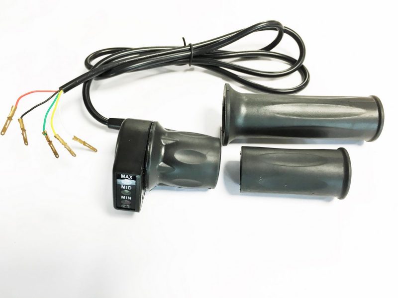 Poignée d'accélérateur pour vélo et trottinette électrique, 5-99v, avec  indicateur de levier de batterie - AliExpress
