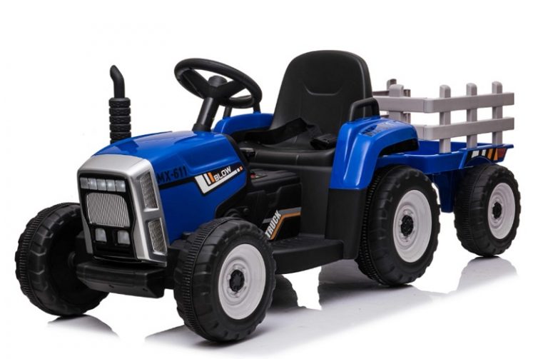 Tracteur Électrique Enfant Avec Remorque Amovible Et Télécommande Nombreux Effets à Prix Tracteur Électrique Enfant Avec Remorque Amovible Et Télécommande Nombreux Effets à Prix