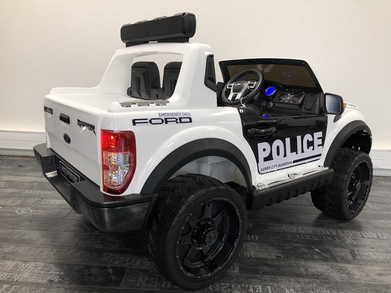 Ford Ranger Raptor Police Blanc Métallisée, voiture électrique