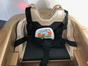 voiture électrique enfant avec ceinture