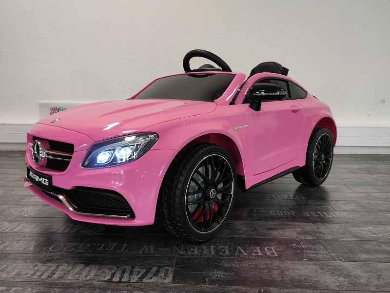 Mercedes - Voiture enfant électrique Mercedes GLC Coupé rose