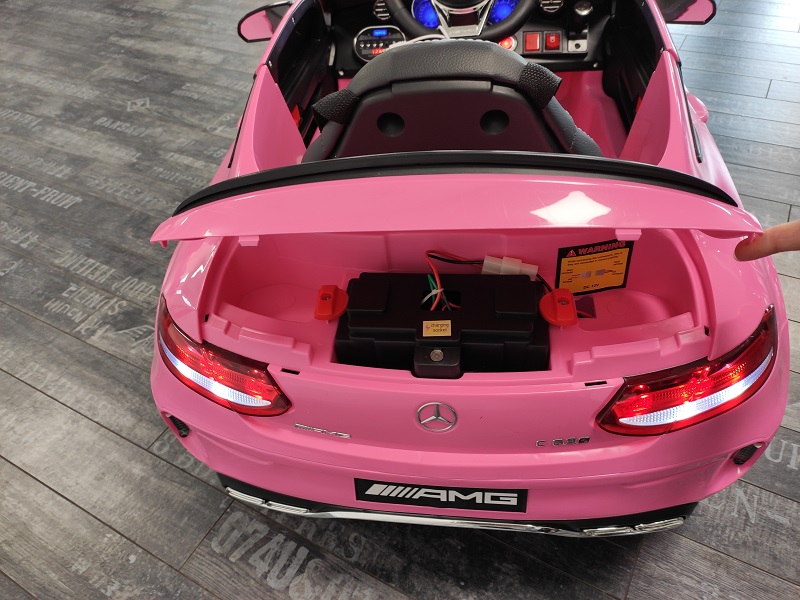 Voiture électrique Enfant Mercedes G63 12V – Télécommande Parentale, Musique LED, Rose
