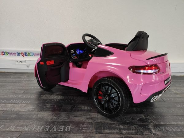 voiture electrique rose